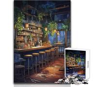 Adults 1000 Pieces Puzzle The Bar Relaxing Gentle Leisure Pursuit Fine Smooth Cut Craft Toy Size 38x26cm