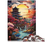 Adults 1000 Pieces Puzzle The beauty of Nara Park Impossible Puzzle 26x38cm Birthday Present Gifts Wall Art for teenager Age 14+