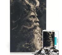 Adults 1000 Pieces Puzzle The Norse God Brain Teaser Game Birthday Present Suitable for Desktop Decoration 38x26cm