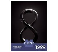 Adults 1000 Pieces Puzzle Timeless Infinity Symbol Jigsaws for Adults Anti-Stress Toys Precision Cutting Gifts for Friends And Family 38x26cm/1000pcs