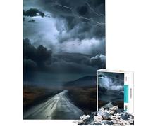 Adults 1000 Pieces Puzzle Towards The Storm Relaxing Games Brain Intelligence Challenge Addictive Toys Birthday Gifts For Family Fun (Size 38x26cm)