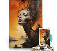 Adults 1000 Pieces Puzzle Whispers of Elysium Stressabbau Schwierige Herausforderung Geeignet für die Schreibtischdekoration52x38cm