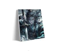 Adults 1000 Pieces Wooden Jigsaw Puzzle A Handsome Man with Both Chinese Aesthetics and Anime Style Colorful Home Decoration New Upgraded Gifts