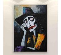 Adults 1000 Pieces Wooden Jigsaw Puzzle Crying Woman Home Decoration for Puzzle Lovers