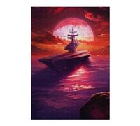 Adults 1000pcs(38x26cm) S Jigsaw Puzzle Space Battleship Sunset Puzzles for Adults Relaxing Games Improve Memory Unique Gifts for Birthday And Christmas 1000pcs(38x26cm) S