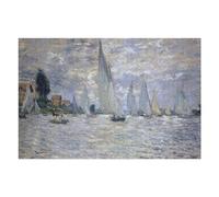 Adults 1000pcs(75x50cm) Jigsaw Puzzle Boats Regatta at Argenteui Puzzle for Adults Hands-on Game Perfect Decoration Parent-child Interaction 1000pcs(75x50cm)