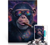 Adults 2000 Piece Jigsaw Puzzle Chimpanzee Boss Spielspielzeug als Familiengeschenk Heimdekoration Spielzeug70x100cm