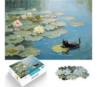 Adults 2000 Piece Jigsaw Puzzle Meownet Water Lilies II Lernspiele DIY Spielzeug Tolles Geschenk für Spiele70x100cm