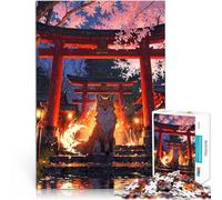 Adults 2000 Piece Jigsaw Puzzle Mystic Kitsune Gateway Pädagogisches Familienspiel Geschenke für Freunde und Familie70x100cm