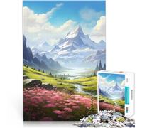 Adults 2000 Piece Jigsaw Puzzle Summer mountains art Pädagogisches Familienspiel einzigartiges Herausforderungsspiel70x100cm