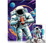 Adults 2000 Pieces Puzzle Astronaut American Footbal Schwierig und herausfordernd Geburtstagsgeschenk, Geschenke70x100cm