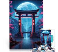 Adults 2000 Pieces Puzzle japanese gate anime Made of cardboard for age 14 years and over Tough challenge learning educational Gift。size:70x100cm/27.5x39.3inch