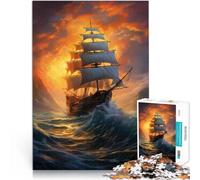 Adults 2000 Pieces Puzzle Majestic Voyage Made of cardboard，for and 14 years and over unique challenge game Improving love between couples。size：70x100cm/27.5x39.3inch