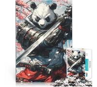 Adults 2000 Pieces Puzzle Panda Samurai Sword Spielspielzeug als Familiengeschenk Tolles Geschenk für Spiele70x100cm