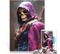 Adults 2000 Pieces Puzzle Skeletal Warrior with Sword Intellektuelles Spiel Verbessern Sie das Gedächtnis70x100cm