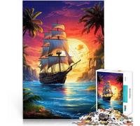 Adults 2000 Pieces Puzzle Sunset Voyage Made of cardboard，Suitable for people aged 14 and above Difficult and challenging A work of art。size：70x100cm/27.5x39.3inch