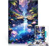 Adults 2000 Pieces Puzzle The Crystallite River Herausforderndes Spielspielzeug Die Liebe zwischen Paaren stärken70x100cm