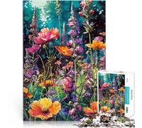 Adults 2000 Pieces Puzzle Watercolor Wildflowers Trainieren Sie Ihr Gehirn und Ihre Hände tolles Geschenk70x100cm