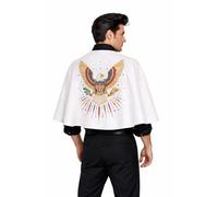 Adults 24" Length American Eagle The King 1940s 1950s Rock & Roll Cape Fancy Dress