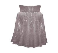 Adults 27" Length Sequined Cape The King Showman Ringmaster Rock & Roll Fancy Dress Costume Accessory [Silver]