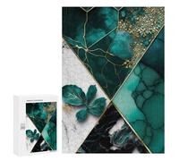 Adults 300 PCS Jigsaw Puzzle Abstract Geometric Floral Jigsaw for Adults Brain Teaser Game Wall Decoration for Is Ideal As A Gift 300 PCS