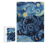 Adults 300 PCS Jigsaw Puzzle Cane Corso Puppy Sleeping Jigsaw Puzzle Brain Teaser Game But Fun And Humorous for Is Ideal As A Gift 300 PCS
