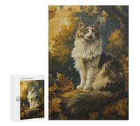 Adults 300 PCS Jigsaw Puzzle Cats Elegance Jigsaw for Adults Brain Teaser Game Wall Decoration for Is Ideal As A Gift 300 PCS