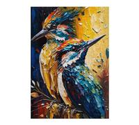 Adults 300 PCS Jigsaw Puzzle Colored Bird Duo Jigsaw for Adults Relaxing Games Pattern Assembly Unique Gifts for Birthday And Christmas 300 PCS