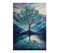 Adults 300 PCS Jigsaw Puzzle Crystal Tree Reflection Adult Jigsaw Puzzle Relaxing Games Perfect Decoration Unique Gifts for Birthday And Christmas 300 PCS