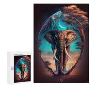 Adults 300 PCS Jigsaw Puzzle Elephant Magic Kingdom Jigsaw for Adults Brain Teaser Game Wall Decoration for Is Ideal As A Gift 300 PCS