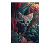 Adults 300 PCS Jigsaw Puzzle Enchanted Forest Whiskers -3 Jigsaw for Adults Relaxing Games Pattern Assembly Unique Gifts for Birthday And Christmas 300 PCS