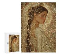 Adults 300 PCS Jigsaw Puzzle Golden Goddess Portrait-1 Jigsaws for Adults Puzzle Precision Cutting Difficult And Challenge Toy Intellectual Game 300 PCS