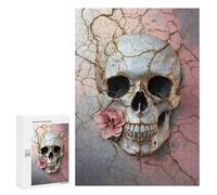 Adults 300 PCS Jigsaw Puzzle Gothic Skull Wall Art Decor-1 Jigsaws for Adults Puzzle Precision Cutting Difficult And Challenge Toy Intellectual Game 300 PCS