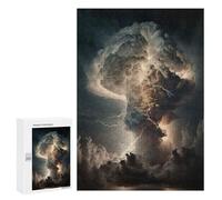 Adults 300 PCS Jigsaw Puzzle Have You Seen This Storm Jigsaw for Adults Brain Teaser Game Wall Decoration for Is Ideal As A Gift 300 PCS