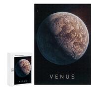 Adults 300 PCS Jigsaw Puzzle Planet Venus in Space Jigsaw Puzzle Brain Teaser Game But Fun And Humorous for Is Ideal As A Gift 300 PCS