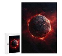 Adults 300 PCS Jigsaw Puzzle Planet with Asteroid Jigsaw for Adults Brain Teaser Game Precision Cutting Unique Gifts for Birthday And Christmas 300 PCS