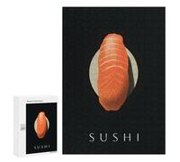 Adults 300 PCS Jigsaw Puzzle Sushi Obsession Jigsaw Puzzle Brain Teaser Game But Fun And Humorous for Is Ideal As A Gift 300 PCS