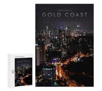 Adults 300 PCS Jigsaw Puzzle The Gold Coast Jigsaw Puzzle Brain Teaser Game But Fun And Humorous for Is Ideal As A Gift 300 PCS