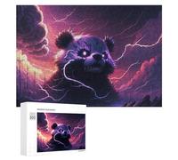 Adults 300 PCS Jigsaw Puzzle Thundering Panda Storm -3 Jigsaw for Adults Brain Teaser Game Precision Cutting Unique Gifts for Birthday And Christmas 300 PCS