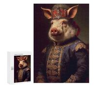 Adults 300 PCS Jigsaw Puzzle Wild Hog Jigsaw for Adults Brain Teaser Game Wall Decoration for Is Ideal As A Gift 300 PCS