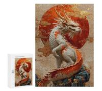 Adults 300 PCS Jigsaw Puzzle Year Of The Dragon Zodiac Jigsaw Puzzle Brain Teaser Game But Fun And Humorous for Is Ideal As A Gift 300 PCS