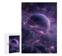 Adults 300 PCS Puzzle Galactic Dreamscape -5 Adult Jigsaw Puzzles Difficult Challenge Wishlist with Santa Claus Unique Birthday And Gifts 300 PCS