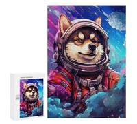 Adults 300 PCS Puzzle Space Dog Explorer-101 Puzzles for Teenagers Precision Cutting for Birthday, Chrismas Toy Intellectual Game 300 PCS