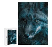 Adults 300 PCS Puzzle Wolf in Space Mystical Night Jigsaws for Adults Puzzle Improve Memory Challenging To Complete Unique Gifts for Birthday And Christmas 300 PCS
