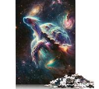 Adults 300 Pieces Puzzle Tortoise Nebula Wooden Puzzles for Adults Teenagers Age 12+ 300pcs (40x28cm)