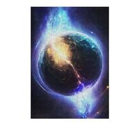 Adults 38x26cm/1000pcs Jigsaw Puzzle Electricity And Fire Globe Artwork Puzzle for Adults Relaxing Games But Fun And Humorous Parent-child Interaction 38x26cm/1000pcs