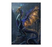 Adults 38x26cm/1000pcs Jigsaw Puzzle Ethereal Starfall Dragon Puzzles for Adults Family Games Perfect Decoration for Is Ideal As A Gift 38x26cm/1000pcs
