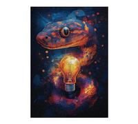 Adults 38x26cm/1000pcs Jigsaw Puzzle Lightning Serpent Illuminating Power Jigsaw for Adults Relax Games Presents for Women Difficult And Challenge 38x26cm/1000pcs