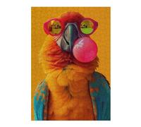 Adults 38x26cm/1000pcs Jigsaw Puzzle Parrot Bubblegum Adult Jigsaw Relaxing Games Enhance Memory Unique Gifts for Birthday And Christmas 38x26cm/1000pcs