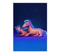 Adults 38x26cm/1000pcs Jigsaw Puzzle Romantic Ponies Puzzles for Adults Family Games Perfect Decoration for Is Ideal As A Gift 38x26cm/1000pcs